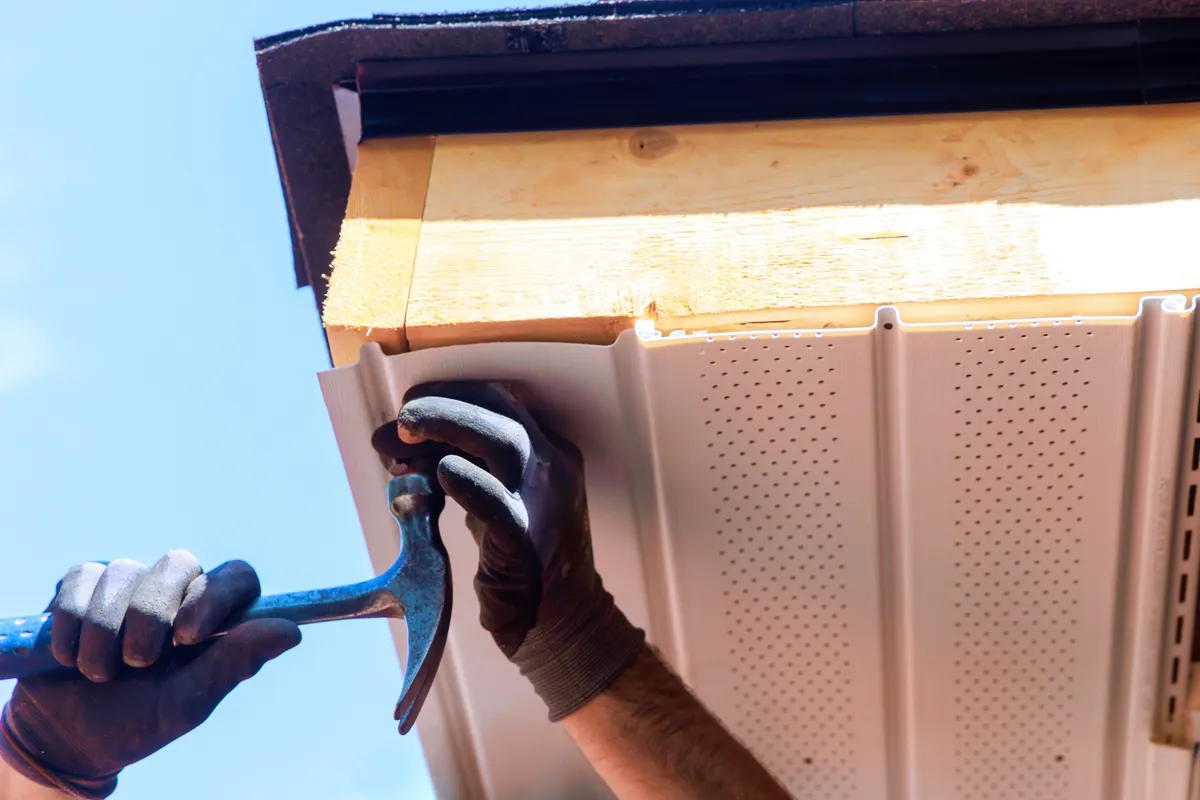 Fascias & Soffits work on a roof