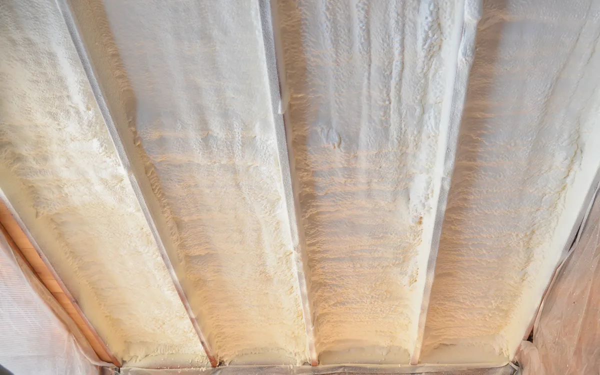 Spray Foam Removal work on a roof