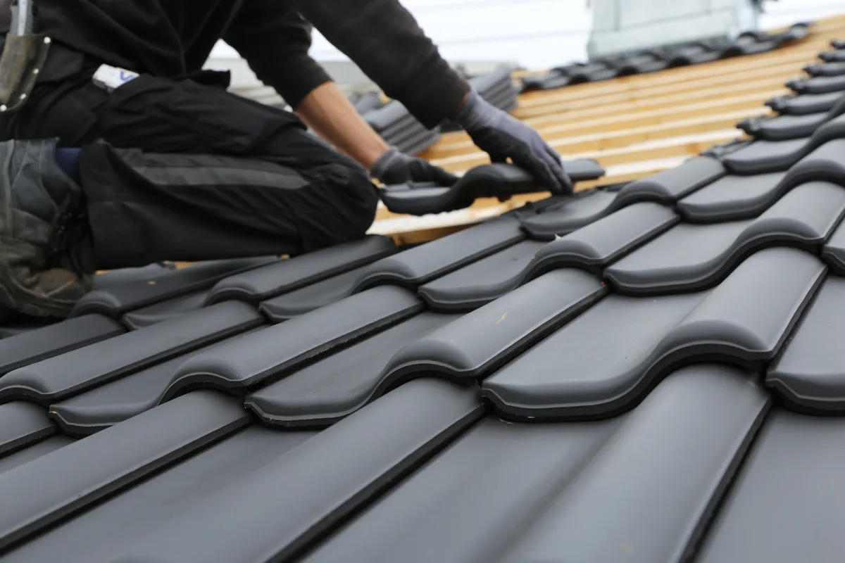 Tiled Roofs work on a roof